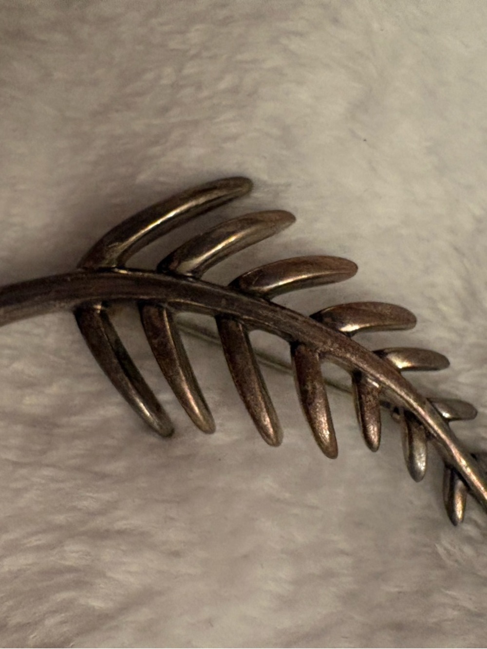 Metal Leaf Brooch